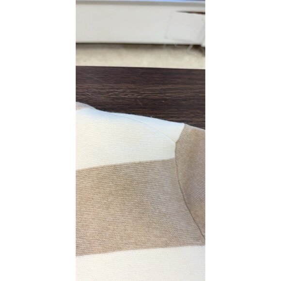 J. Crew Women's Beige And Ivory Collarless Open Cardigan With Pockets NWT MP - Picture 9 of 9